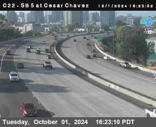 SB 5 at Cesar E Chaves Prkwy