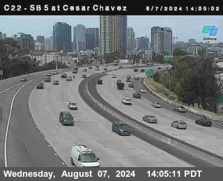 SB 5 at Cesar E Chaves Prkwy