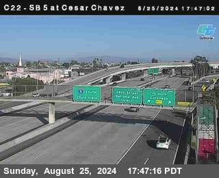 SB 5 at Cesar E Chaves Prkwy