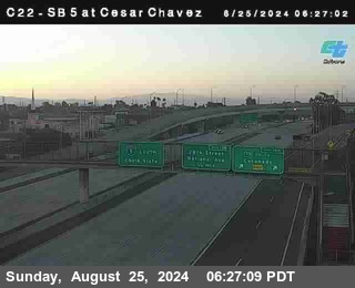 SB 5 at Cesar E Chaves Prkwy