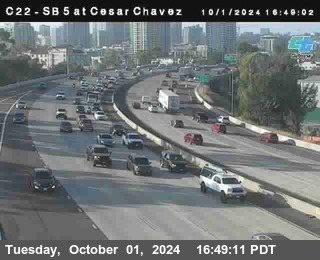 SB 5 at Cesar E Chaves Prkwy