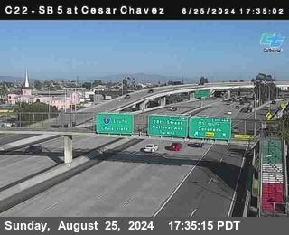 SB 5 at Cesar E Chaves Prkwy