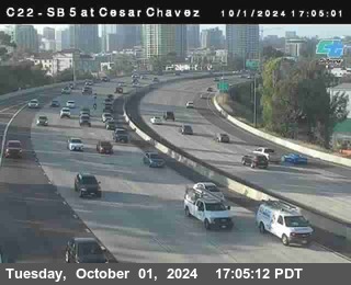 SB 5 at Cesar E Chaves Prkwy