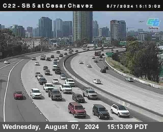 SB 5 at Cesar E Chaves Prkwy