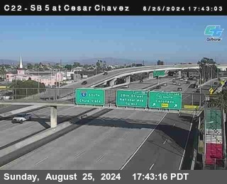 SB 5 at Cesar E Chaves Prkwy