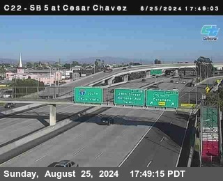 SB 5 at Cesar E Chaves Prkwy