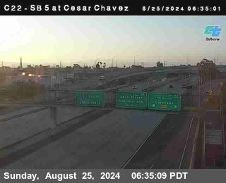 SB 5 at Cesar E Chaves Prkwy