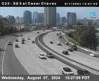 SB 5 at Cesar E Chaves Prkwy