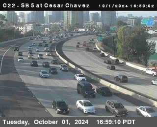 SB 5 at Cesar E Chaves Prkwy