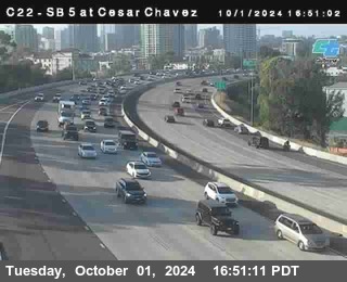 SB 5 at Cesar E Chaves Prkwy