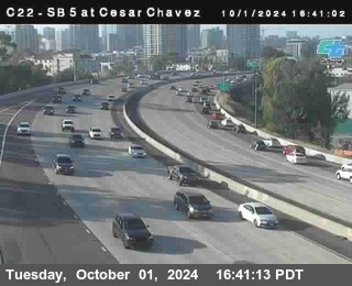 SB 5 at Cesar E Chaves Prkwy