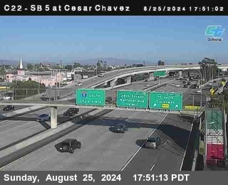 SB 5 at Cesar E Chaves Prkwy