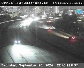 SB 5 at Cesar E Chaves Prkwy