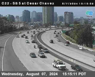 SB 5 at Cesar E Chaves Prkwy