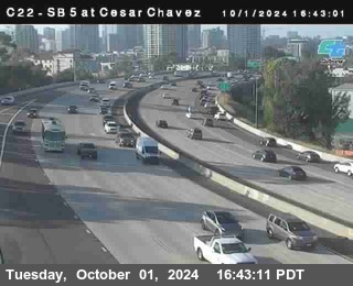 SB 5 at Cesar E Chaves Prkwy