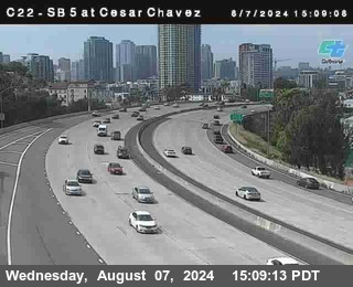 SB 5 at Cesar E Chaves Prkwy