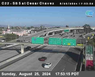 SB 5 at Cesar E Chaves Prkwy