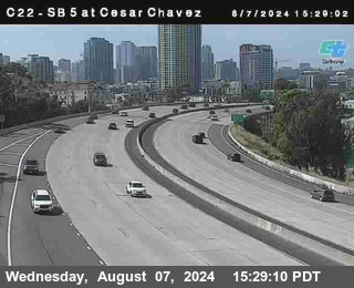 SB 5 at Cesar E Chaves Prkwy