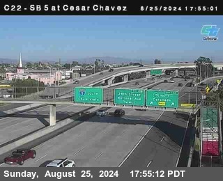 SB 5 at Cesar E Chaves Prkwy