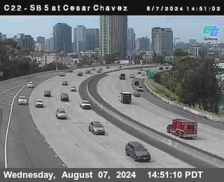 SB 5 at Cesar E Chaves Prkwy