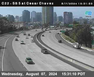 SB 5 at Cesar E Chaves Prkwy