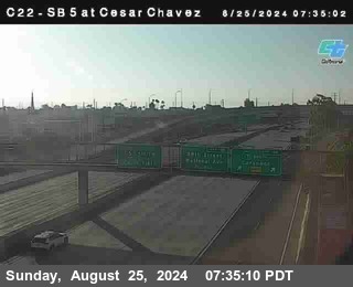 SB 5 at Cesar E Chaves Prkwy