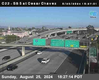 SB 5 at Cesar E Chaves Prkwy