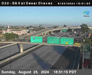 SB 5 at Cesar E Chaves Prkwy