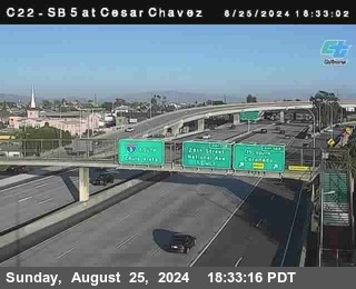 SB 5 at Cesar E Chaves Prkwy