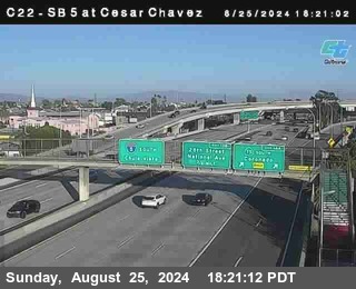 SB 5 at Cesar E Chaves Prkwy