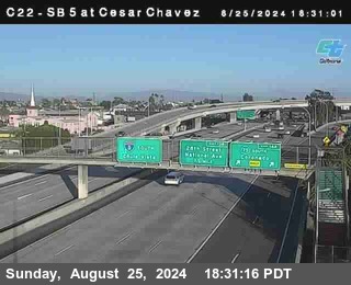 SB 5 at Cesar E Chaves Prkwy