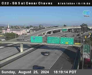 SB 5 at Cesar E Chaves Prkwy