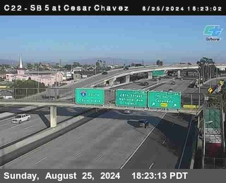 SB 5 at Cesar E Chaves Prkwy