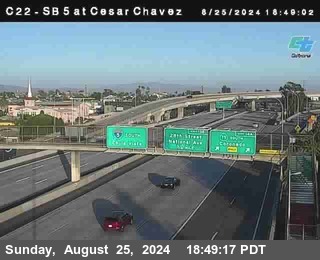 SB 5 at Cesar E Chaves Prkwy