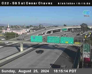 SB 5 at Cesar E Chaves Prkwy