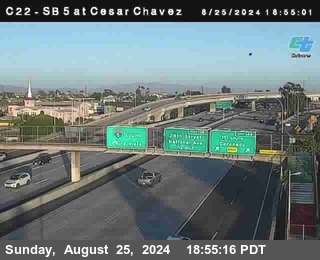 SB 5 at Cesar E Chaves Prkwy