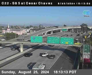 SB 5 at Cesar E Chaves Prkwy