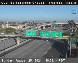 SB 5 at Cesar E Chaves Prkwy