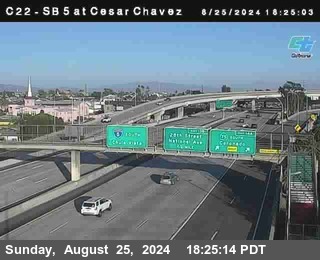 SB 5 at Cesar E Chaves Prkwy