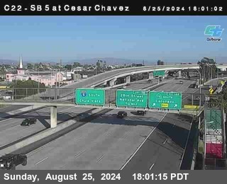 SB 5 at Cesar E Chaves Prkwy