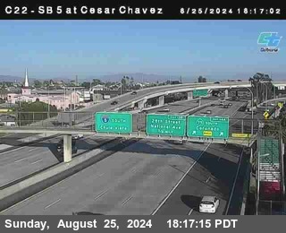 SB 5 at Cesar E Chaves Prkwy