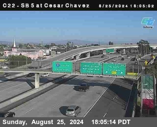 SB 5 at Cesar E Chaves Prkwy