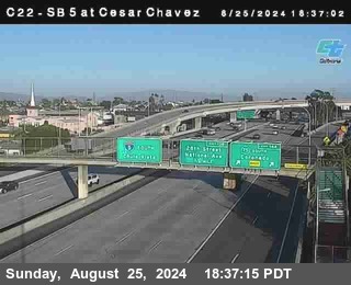 SB 5 at Cesar E Chaves Prkwy