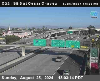 SB 5 at Cesar E Chaves Prkwy