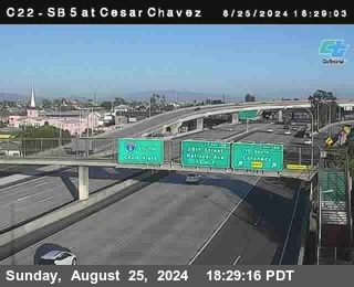 SB 5 at Cesar E Chaves Prkwy