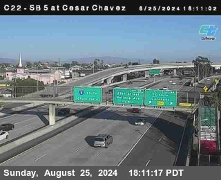 SB 5 at Cesar E Chaves Prkwy