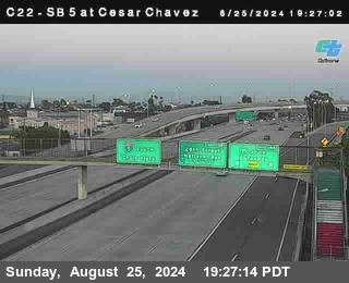 SB 5 at Cesar E Chaves Prkwy