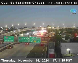 SB 5 at Cesar E Chaves Prkwy