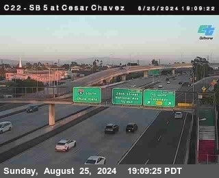 SB 5 at Cesar E Chaves Prkwy