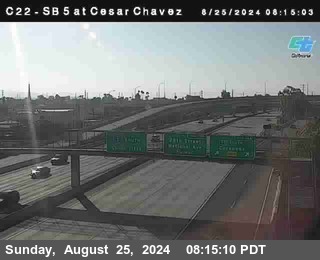 SB 5 at Cesar E Chaves Prkwy